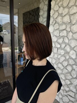 ギャラリー(GALLERY) 切りっぱなしボブ/エアリーロング/美髪/ピンクブラウン