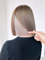 アルバム 池袋(ALBUM)&nbsp;フレンチカジュアルカーキベージュニュアンスカラー_ba518172