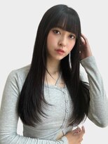 ユーフォリア 池袋東口駅前店(Euphoria) レイヤー/ぱっつん前髪/黒髪/ロング/ワイドバンク