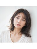 ミディアムレイヤーカットボブウルフ/10代20代/