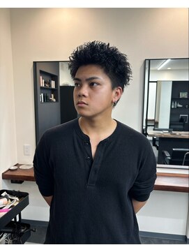 ランディ(RANDY) メンズ/スパイキーショート/ピンパーマ/【RANDY】