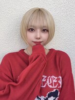 リアイス(Re:ICE) ホワイトミルクティーベージュショートボブ