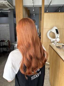 ミロク(miloc) ブリーチありダブルカラーオレンジ