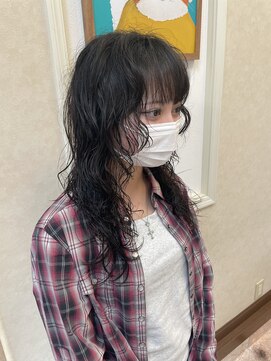 メルク(merc) カール/セミディ/シアーカラー/姫カット/ウルフ