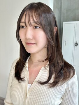 ナナローネス 渋谷(nana loness) 顔まわりレイヤー ロングレイヤー レイヤーカット