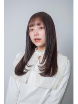 ルフュージュ バイ プロデュース 相模大野店(Refuge by Produce)&nbsp;レイヤーカット/ショコラブラウン/ストレートロング