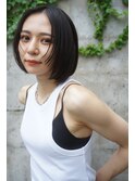 小顔レイヤーボブ大人カジュアルヘルシー大人ボブ[八丁堀/広島]