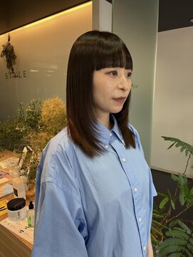 スタイル 茅ケ崎(STYLE) 【ハクラ】髪質改善ストレート 顔周りレイヤー