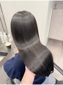 【hao渋谷】ココアブラウン×ラフストレート