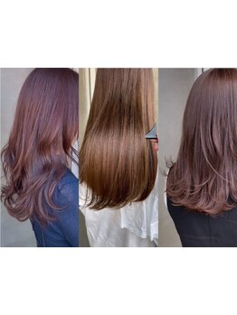 髪の毛と地肌に優しいオーガニックカラー◇髪だけでなく頭皮も労るカラーで、健康的な美髪へ。