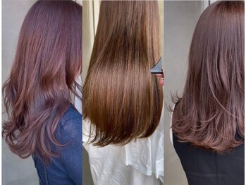 スーベニール(souvenir)の写真/髪の毛と地肌に優しいオーガニックカラー◇髪だけでなく頭皮も労るカラーで、健康的な美髪へ。