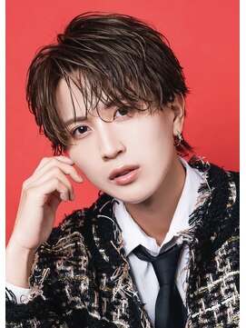 オーシャントーキョーウエスト 心斎橋 (OCEAN TOKYO WEST) シャドウパーマセンターパートショート