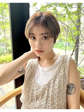 ソワ オモテサンドウ(SOIE OMOTESANDO) 【SOIE】ハイトーンハンサムショート