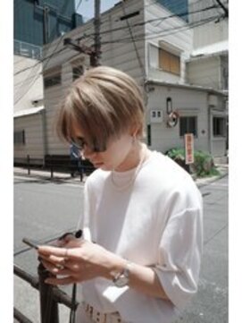 ブラウン バイ イフ 福島(BROWN by if) センターパーマ&ミルクティー