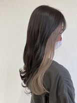 ラヴィズム 松崎店(LUVISM)&nbsp;韓国/顔周りレイヤー/おくれ毛/ベージュ/ダブルカラー/東区/松崎