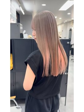 ギミックパシャ(GIMMICK pasha) ミルクティー/インナーカラー/ピンク