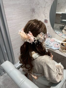 ベルグロー(BELLEGROW) ハーフアップ/お呼ばれヘア/ゆるふわヘア