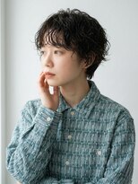 キビト(kibito)&nbsp;黒髪ショートパーマ20代30代