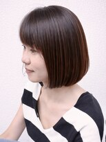 ウォーターリリー 川西店(Water Lily) 顔まわりの丸みが可愛い大人上品ナチュラルボブ