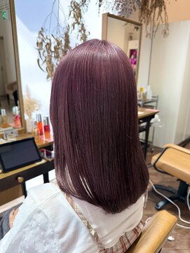 アヴァンスアンス 広島袋町店(AVANCE.ens) 【 pink lavender 】大人ガーリー/似合わせカット/広島袋町