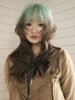 クペウヘイヴン(cope'u HAVEN)&nbsp;原宿/ウルフカット レイヤー デザインカラー ルーツカラー