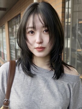 ボコカ(bococa) 【macana指名】オリーブハッシュカットウルフカットレイヤー登戸