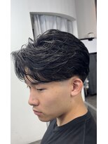 キングオブヘア バイ ノイズ 梅田茶屋町店(KING of hair by NOISM)&nbsp;*NOISM波巻きツイストスパイラルツーブロックセンターパート