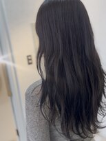 シエル 大名店(CIEL) 透明感ラベンダーアッシュグレー×艶ロング