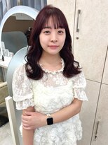 ネモネ バイ ミリー 梅田茶屋町(nemone by milly)&nbsp;ピンクレッドカラー