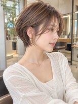 ネオリーブ モカ 川崎チネチッタ店(Neolive mocca)&nbsp;30代40代50代60代   大人ショート 川崎 似合わせ グレージュ