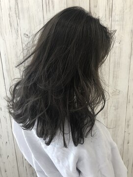 ヘア ドレス リッケ(hair dress lykke) 【lykke】マーメイドウェーブ×Mint Ash