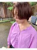 #BLUE ショートボブ
