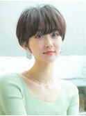 【Lond blanche】大人かわいいダークアッシュ束感ショート
