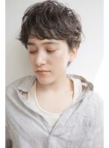 【nanuk＊ueki】くせ毛ニュアンスショートパーマ