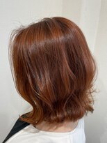 グラスヘア 石垣店(Grass Hair) シークレットハイライト　オレンジカラー