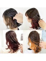 ループ(LOOP)&nbsp;インナーカラー　スタイルまとめ