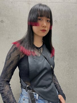 エアー 青山(AIR) 姫カット×裾カラー