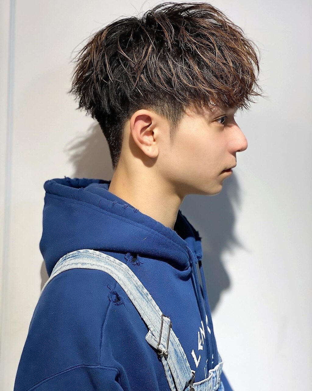 マッシュ 軽め ツーブロック メンズパーマ：L174063938｜エイド 渋谷