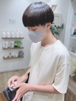 モリオフロムロンドン 松戸店(Morio from London)&nbsp;【松戸 岩口】黒髪ツヤツヤツーブロックマッシュショート