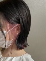 ティグルフォーヘア(TIGRE for hair)&nbsp;イヤリングカラー×ピンク☆ベビーピンク☆ハイトーンカラー