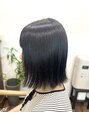 アヤジン Ayajn&nbsp;外はねボブ。縮毛矯正でツヤツヤに！