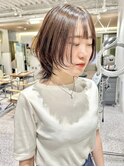 アッシュブラウン×ショートウルフカット【吉祥寺】