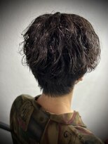 ヒロギンザバーバーショップ 新宿店(HIRO GINZA BARBER SHOP)&nbsp;スパイラルパーマ/アッシュブラック