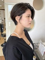 ヘアメイク シンズ レインボー(Hair Make SHIN'S RAINBOW)&nbsp;ショートボブ/大人巻き/ぷつっとボブ/ナチュラルモード/高松