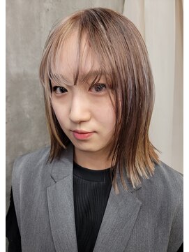 スマイロンナイロン ヘアー(smile on nylon hair) ツートン風カラー