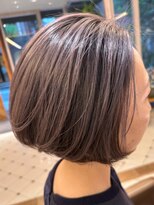 オンカラー(ON.COLOR)&nbsp;大人ハイライトグラデーショングレージュバイオレットボブ