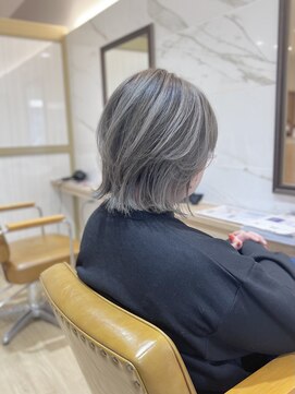 ラポールヘアー(rapport hair) バレイヤージュ×グレージュカラー*