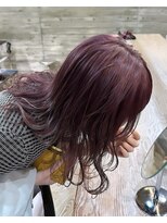 ヲタク(wotaku.)&nbsp;ボルドーカラーブリーチカラーラベンダーカラーダブルカラー