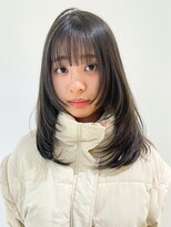カーキベージュグレーベージュセミディくびレイヤー_ba500192