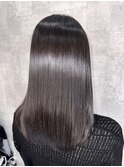 髪質改善ストレート/ニュアンスカラー